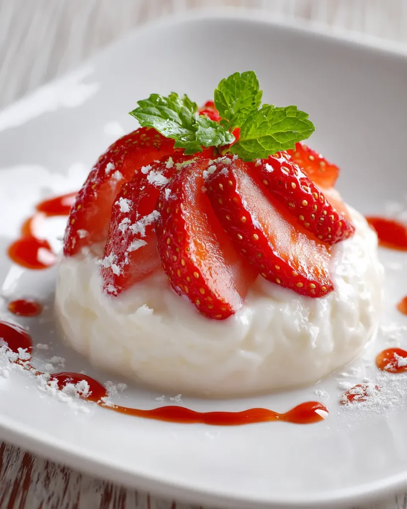 Fresas con crema estilo mexicano